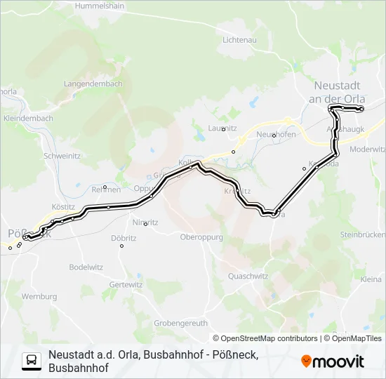 944 Bus Line Map