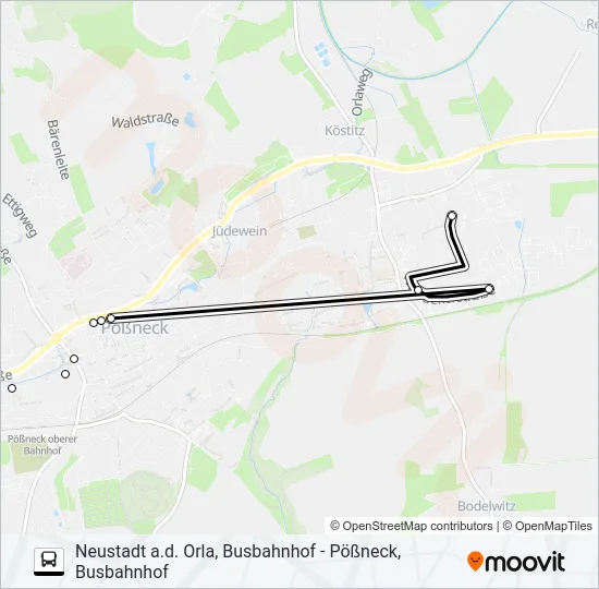 944 Bus Line Map