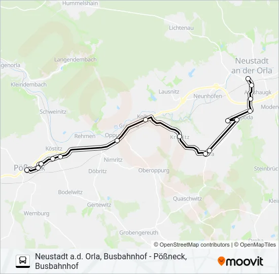 944 Bus Line Map