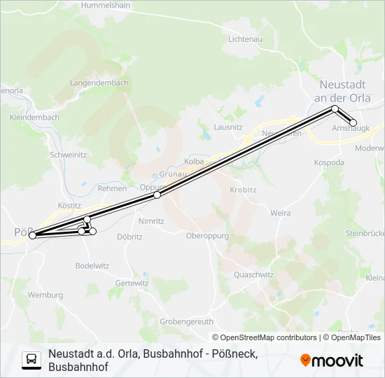 944 Bus Line Map