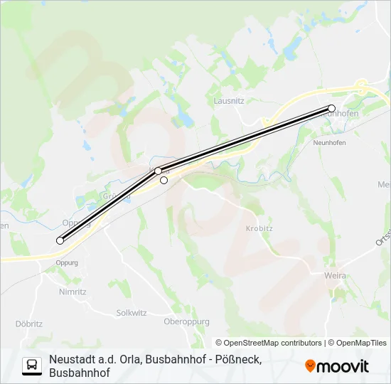 944 Bus Line Map