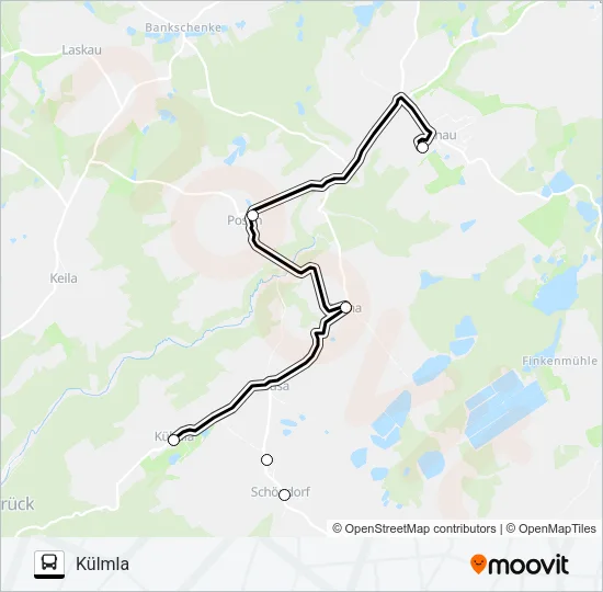 946 Bus Line Map