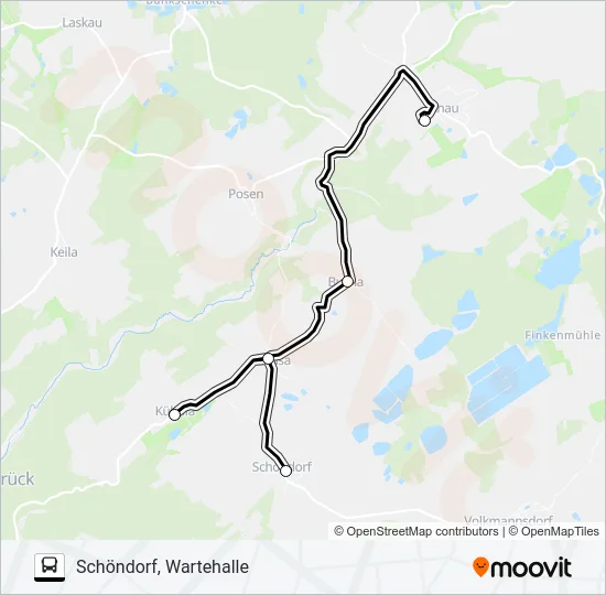 946 Bus Line Map