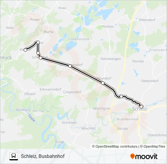 946 Bus Line Map