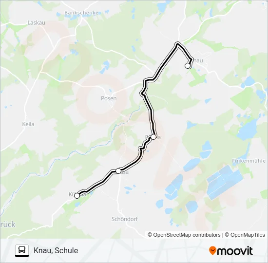 946 Bus Line Map