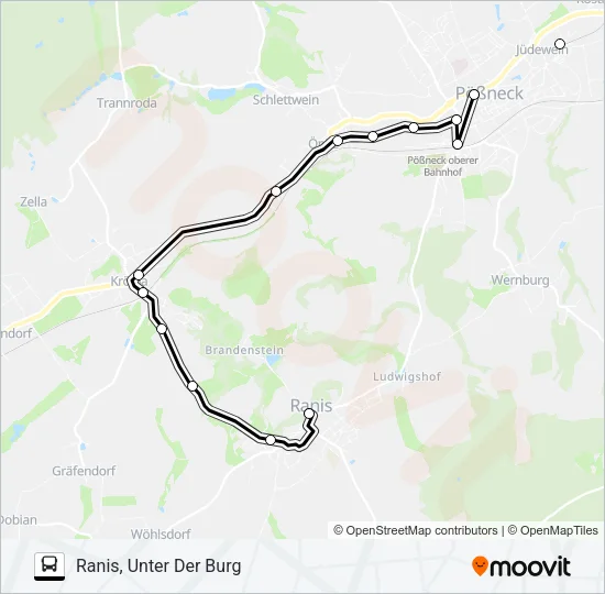 966 Bus Line Map