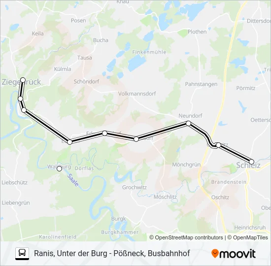 966 Bus Line Map
