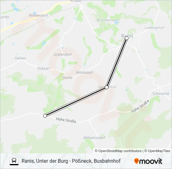 966 Bus Line Map
