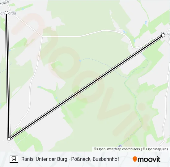 966 Bus Line Map