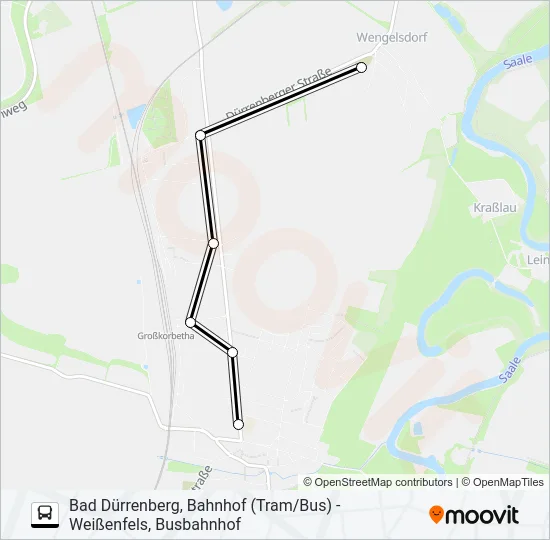 785 Bus Line Map