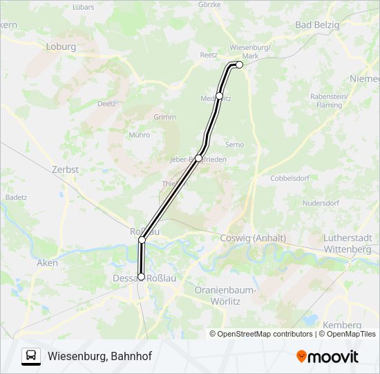 re7 Route: Schedules, Stops & Maps - Medewitz, Bahnhof (Updated)