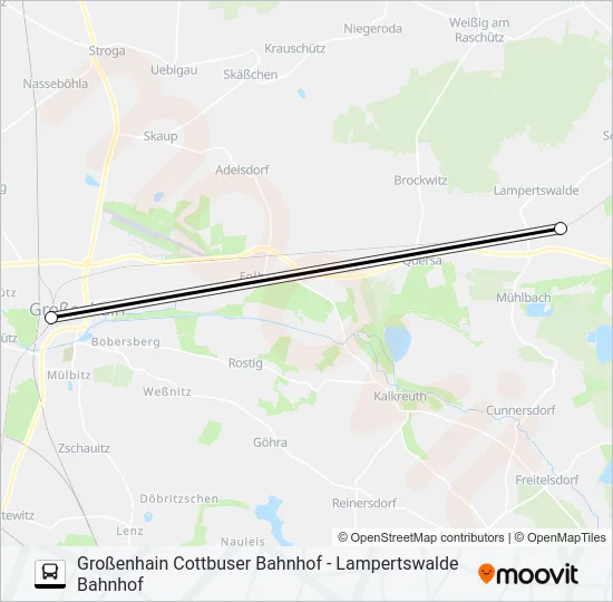 RE18 Bus Line Map