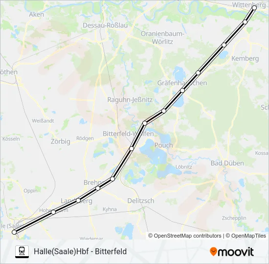 S8 Train Line Map