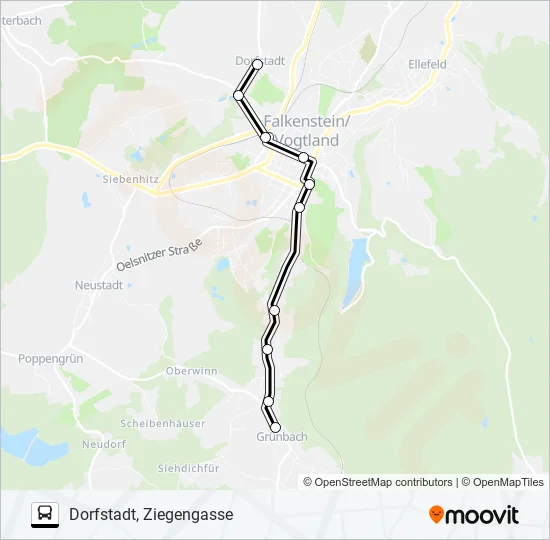 23 Bus Line Map