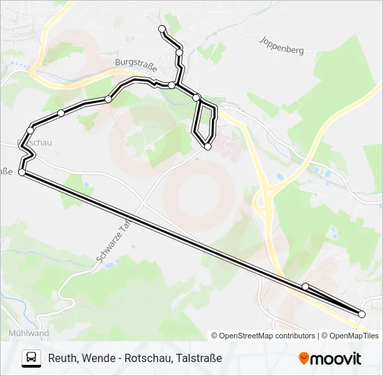 82 Bus Line Map