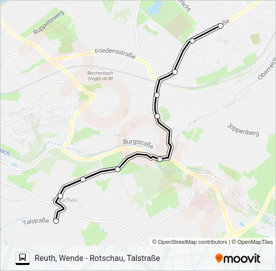 82 Bus Line Map