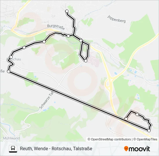 82 Bus Line Map
