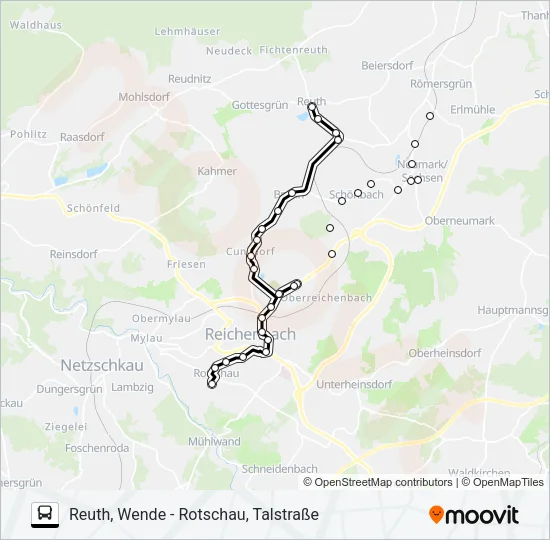 82 Bus Line Map
