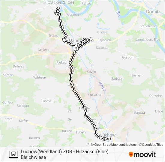 Автобус 8000: карта маршрута