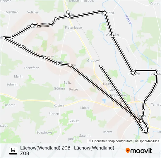 8002 Bus Line Map