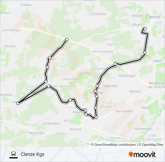 Автобус 8304: карта маршрута