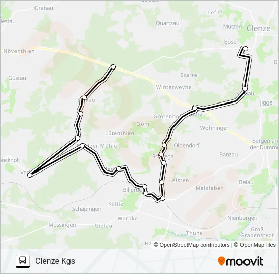 8304 Bus Line Map