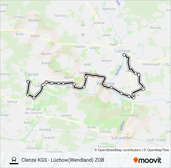 8307 Bus Line Map