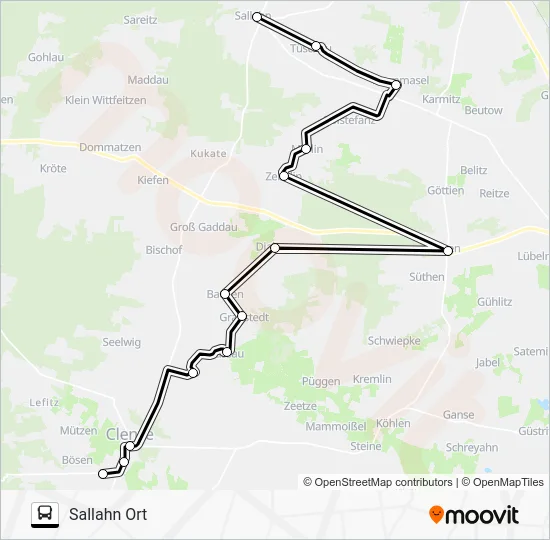 Автобус 8311: карта маршрута