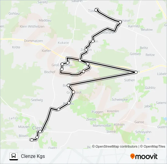 8312 Bus Line Map