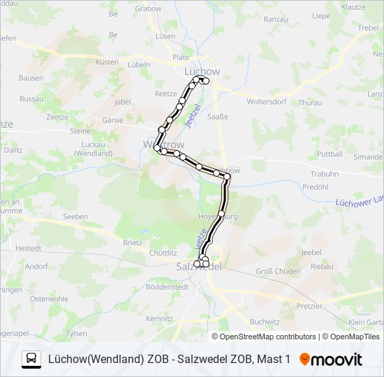 8400 bus Line Map