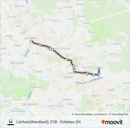 8505 bus Line Map