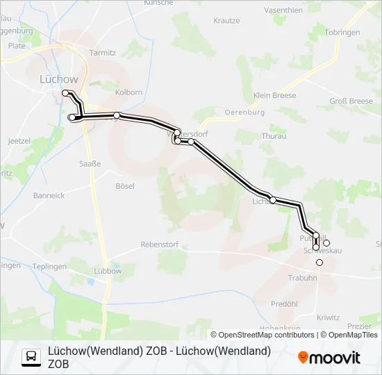 8506 Bus Line Map