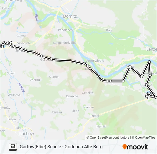 8704 Bus Line Map