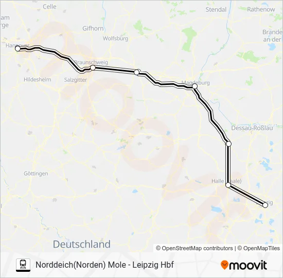 Поезд 56: карта маршрута