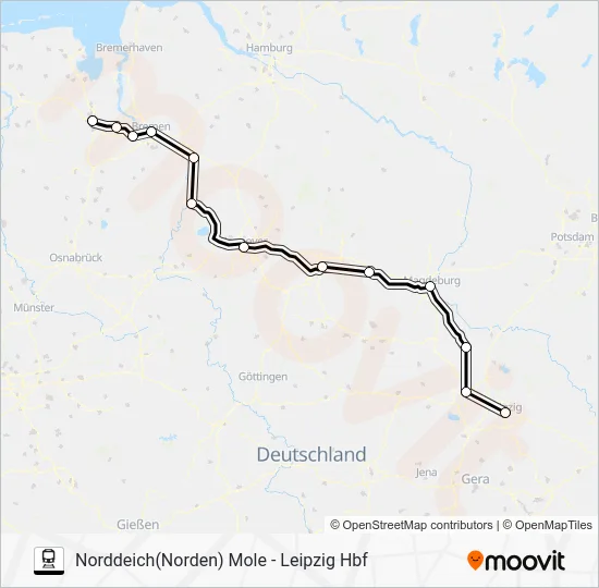 Поезд 56: карта маршрута
