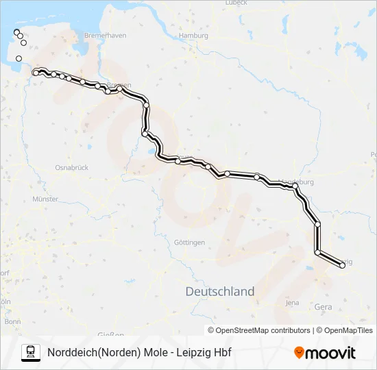 Поезд 56: карта маршрута