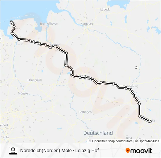 Поезд 56: карта маршрута