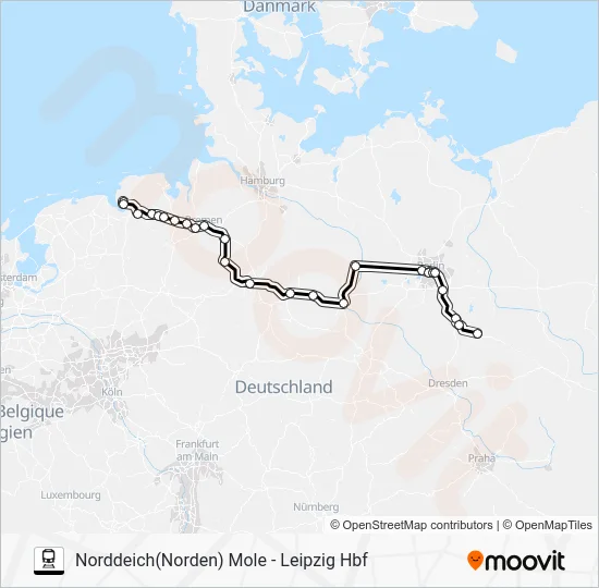 Поезд 56: карта маршрута