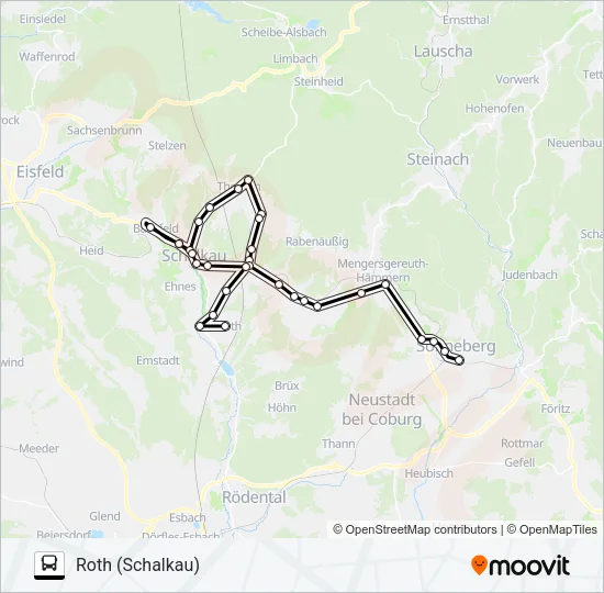 701 Bus Line Map