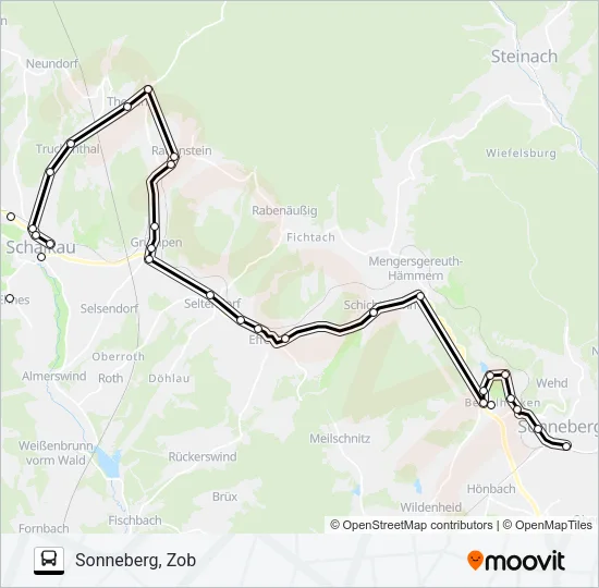 701 Bus Line Map