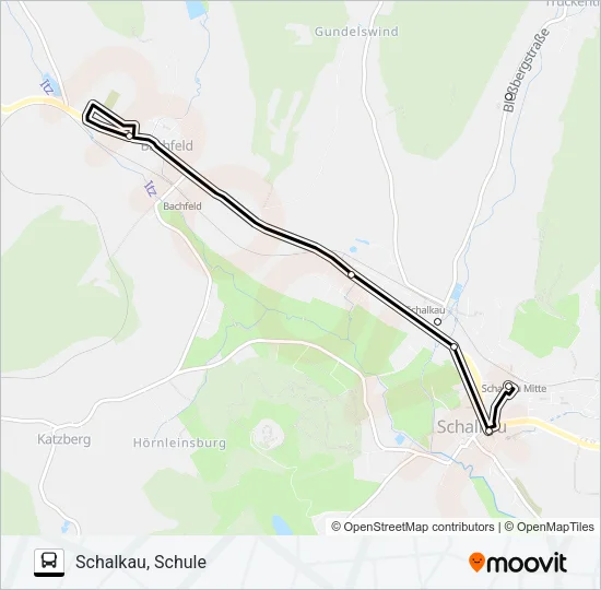 701 Bus Line Map