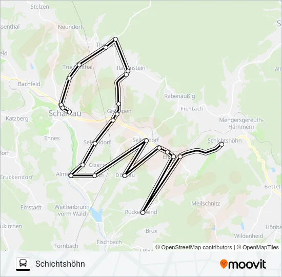 701 Bus Line Map