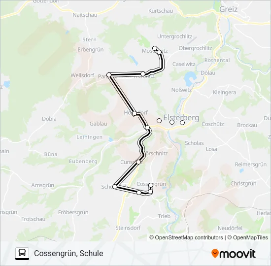 2 Bus Line Map