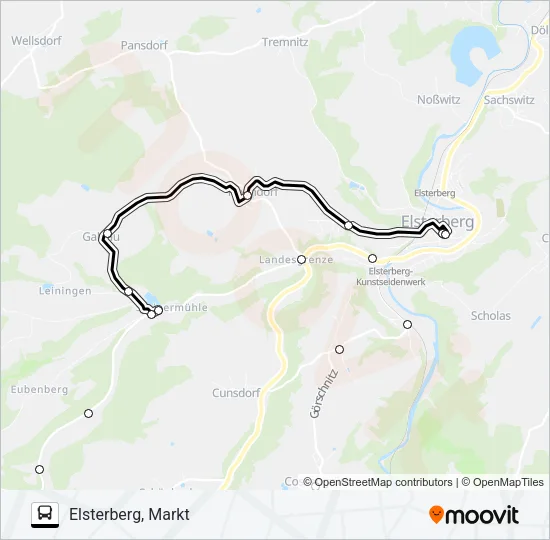 2 Bus Line Map