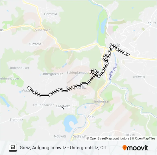 12 Bus Line Map