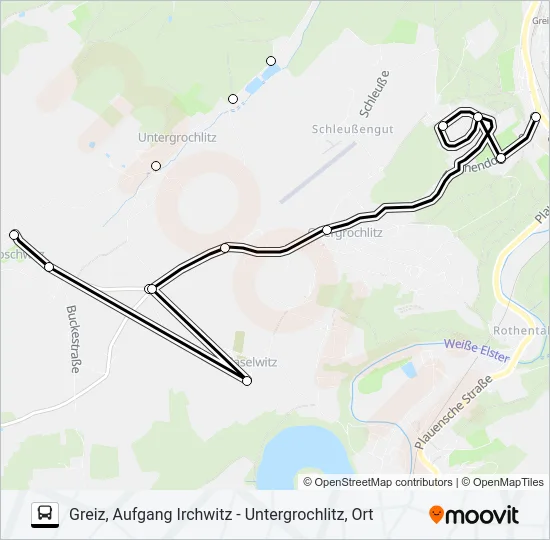 12 Bus Line Map