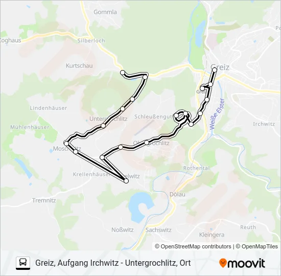 12 Bus Line Map
