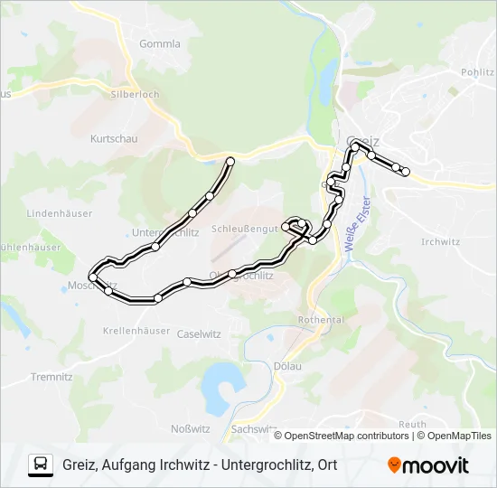 12 Bus Line Map