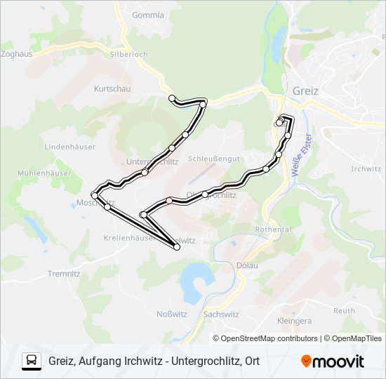 12 bus Line Map