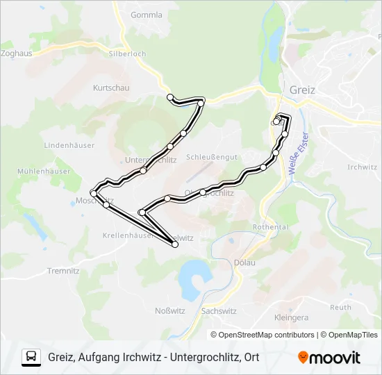 12 Bus Line Map